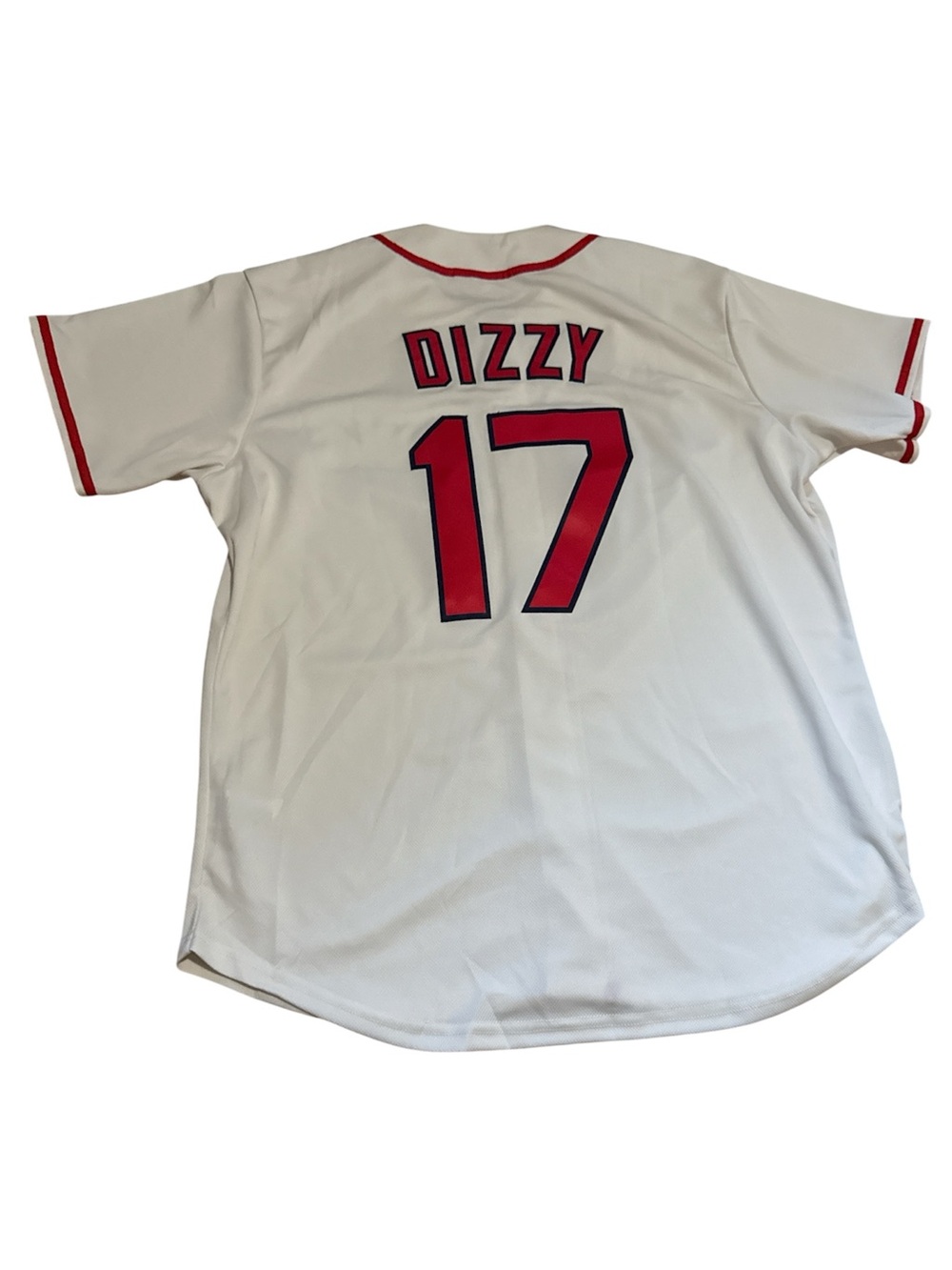 Retro Drip DIZZY #17 St. Louis Jay Dean Homage Baseball Jersey sz XL